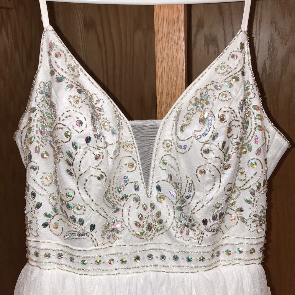 White Prom Dress.